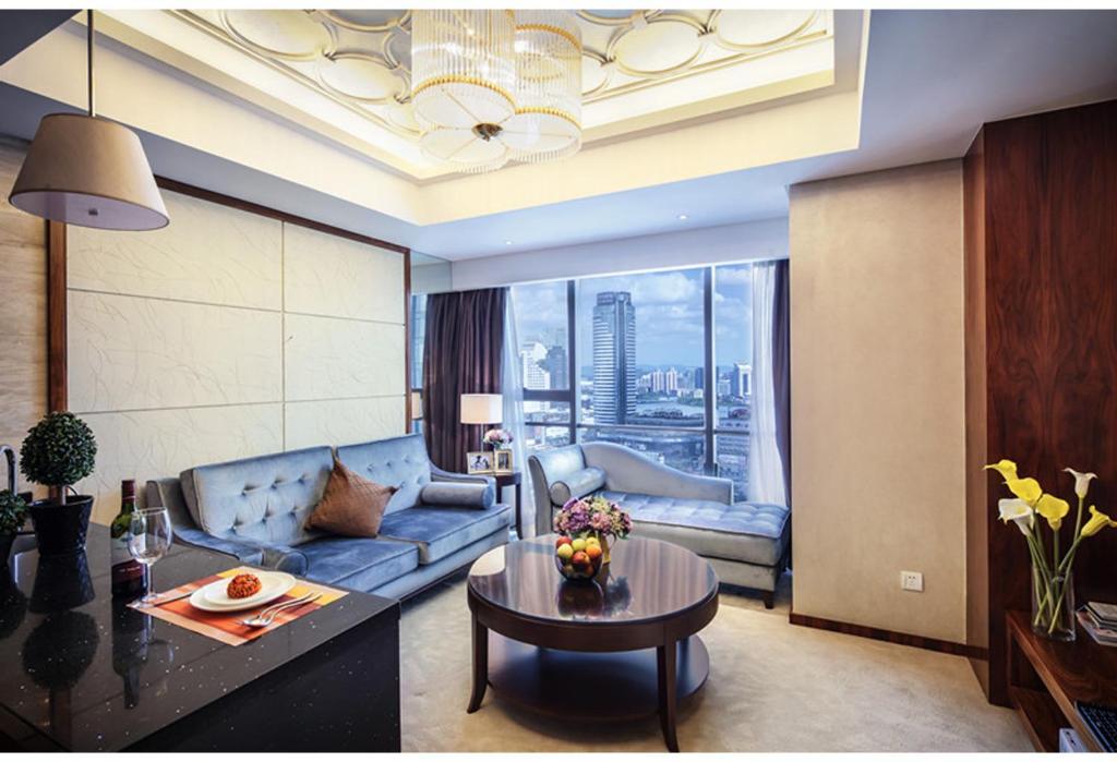 Yousu Hotel & Apartment Tianyi Square Yinyi Global Center Apartment Ningbo Нинбо Номер фото