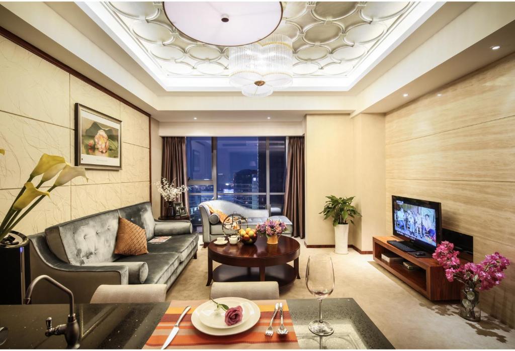 Yousu Hotel & Apartment Tianyi Square Yinyi Global Center Apartment Ningbo Нинбо Номер фото